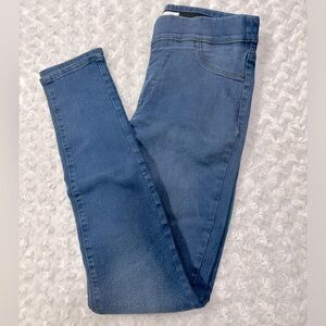 Old Navy Super Skinny Elastic Waist Mid Rise Lite Blue Jegging